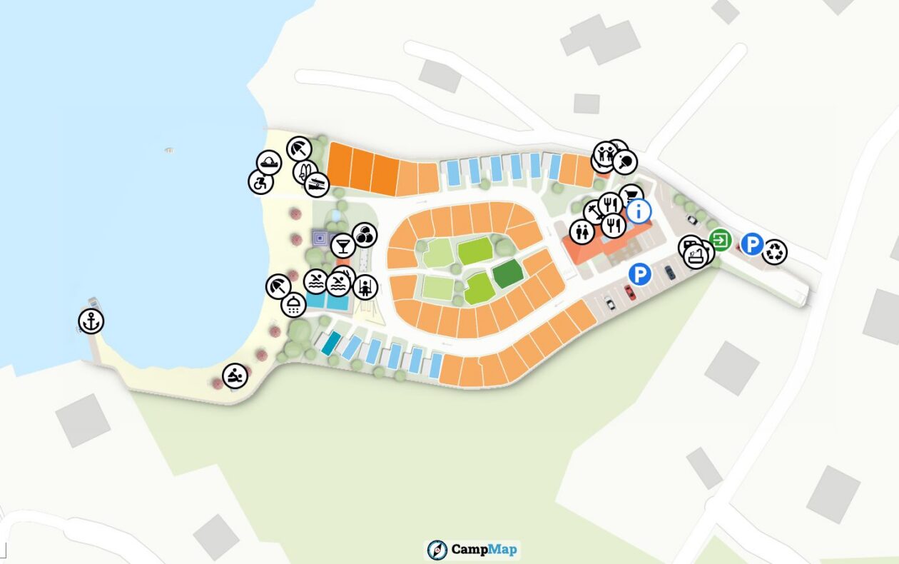 Plan i raspored kampa, Kamp Slamni Klimno