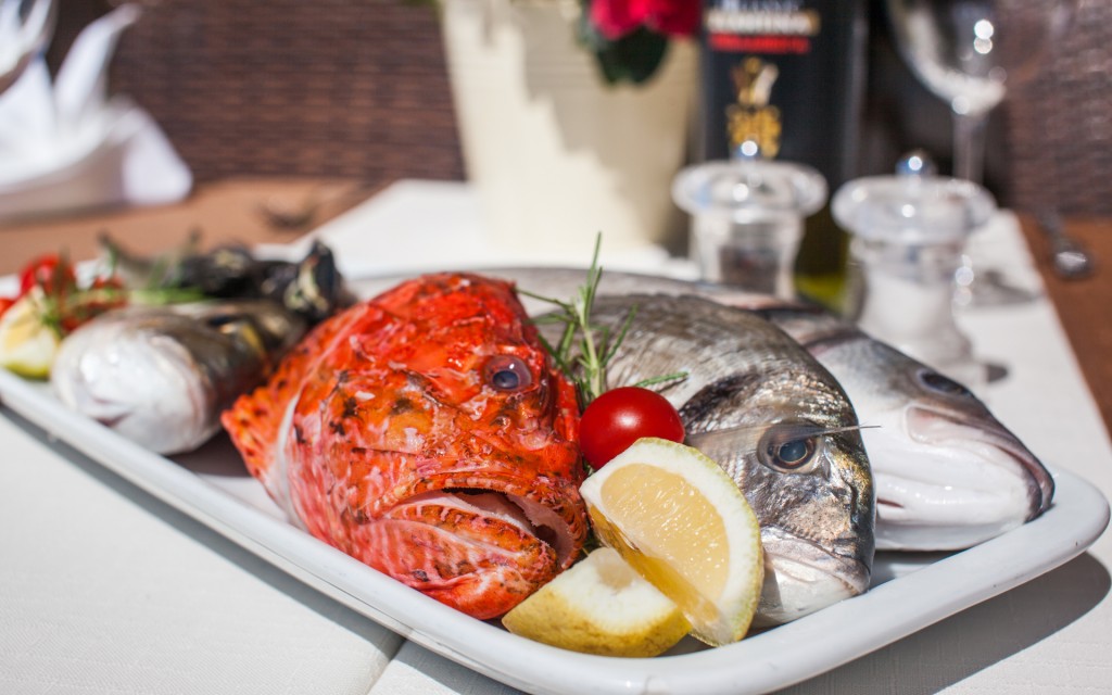 Riblja plata, Restoran Žal Klimno